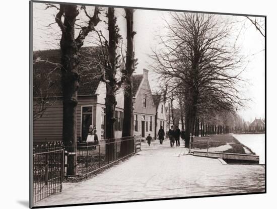 Canal Bank, Broek, Netherlands, 1898-James Batkin-Mounted Photographic Print
