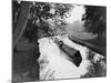 Canal Barge-null-Mounted Photographic Print