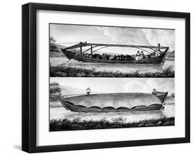 Canal Boat, 1796-Robert Fulton-Framed Giclee Print