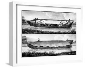 Canal Boat, 1796-Robert Fulton-Framed Giclee Print