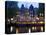 Canal Boat and Architecture, Amsterdam, Holland, Europe-Frank Fell-Stretched Canvas