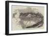 Canal-Boat at The Horseshoe Fall, Niagara-null-Framed Giclee Print