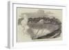 Canal-Boat at The Horseshoe Fall, Niagara-null-Framed Giclee Print