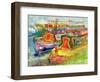 Canal Boats, 1989-Brenda Brin Booker-Framed Giclee Print