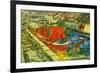 Canal Boats, Camden-Brenda Brin Booker-Framed Premium Giclee Print