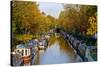 Canal Boats, Little Venice, London W9, England, United Kingdom, Europe-Mark Mawson-Stretched Canvas