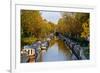 Canal Boats, Little Venice, London W9, England, United Kingdom, Europe-Mark Mawson-Framed Photographic Print