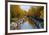 Canal Boats, Little Venice, London W9, England, United Kingdom, Europe-Mark Mawson-Framed Photographic Print