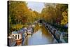 Canal Boats, Little Venice, London W9, England, United Kingdom, Europe-Mark Mawson-Stretched Canvas