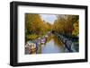 Canal Boats, Little Venice, London W9, England, United Kingdom, Europe-Mark Mawson-Framed Photographic Print