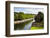 Canal Boats on the River Avon, Bath, Avon and Somerset, England, United Kingdom, Europe-Matthew Williams-Ellis-Framed Photographic Print