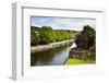 Canal Boats on the River Avon, Bath, Avon and Somerset, England, United Kingdom, Europe-Matthew Williams-Ellis-Framed Photographic Print