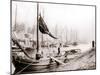 Canal Boats, Rotterdam, 1898-James Batkin-Mounted Photographic Print