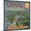 Canal Brand - Rialto, California - Citrus Crate Label-Lantern Press-Mounted Art Print