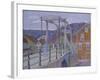 Canal Bridge, Flekkefjord-Harold Gilman-Framed Giclee Print