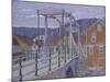 Canal Bridge, Flekkefjord-Harold Gilman-Mounted Giclee Print