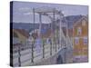 Canal Bridge, Flekkefjord-Harold Gilman-Stretched Canvas