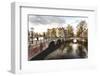 Canal Crossroads At Keizersgracht, Amsterdam, Netherlands.-Francesco Riccardo Iacomino-Framed Photographic Print