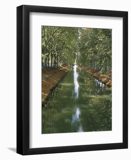 Canal De Brienne, Town of Toulouse, Haute Garonne, Midi-Pyrenees, France-null-Framed Premium Photographic Print