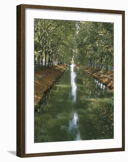 Canal De Brienne, Town of Toulouse, Haute Garonne, Midi-Pyrenees, France-null-Framed Photographic Print