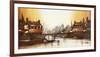 Canal de Paris-Ron Folland-Framed Premium Giclee Print