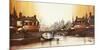 Canal de Paris-Ron Folland-Mounted Premium Giclee Print