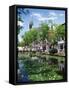 Canal, Delft, Holland (Netherlands), Europe-James Emmerson-Framed Stretched Canvas