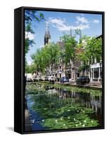 Canal, Delft, Holland (Netherlands), Europe-James Emmerson-Framed Stretched Canvas