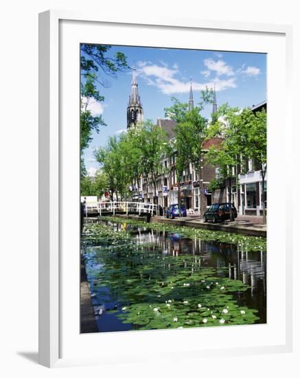 Canal, Delft, Holland (Netherlands), Europe-James Emmerson-Framed Photographic Print
