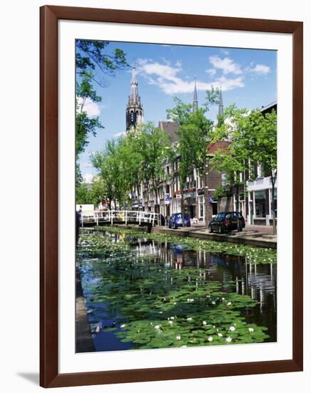 Canal, Delft, Holland (Netherlands), Europe-James Emmerson-Framed Photographic Print