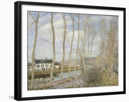 Canal Du Loing, 1892-Alfred Sisley-Framed Giclee Print