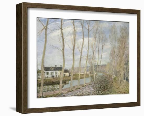 Canal Du Loing, 1892-Alfred Sisley-Framed Giclee Print