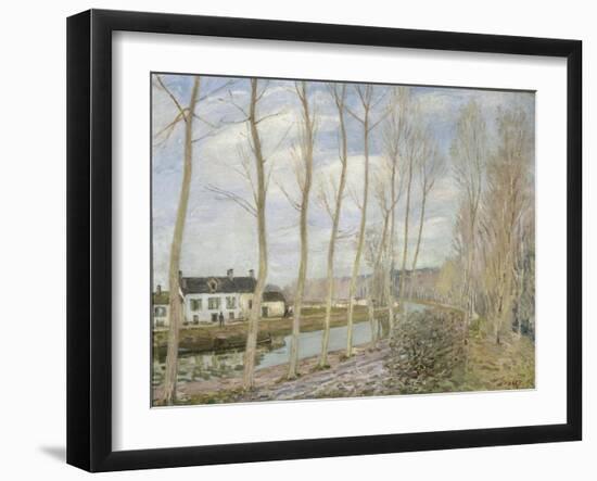 Canal Du Loing, 1892-Alfred Sisley-Framed Giclee Print