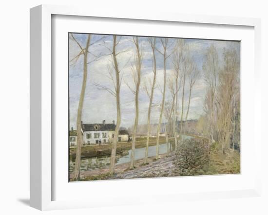 Canal Du Loing, 1892-Alfred Sisley-Framed Giclee Print