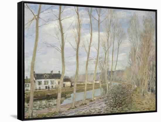 Canal Du Loing, 1892-Alfred Sisley-Framed Stretched Canvas