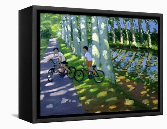 Canal Du Midi, France-Andrew Macara-Framed Stretched Canvas