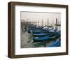 Canal Gondolas Venice Italy-null-Framed Art Print