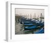 Canal Gondolas Venice Italy-null-Framed Art Print