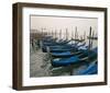 Canal Gondolas Venice Italy-null-Framed Art Print