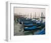 Canal Gondolas Venice Italy-null-Framed Art Print