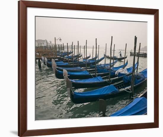 Canal Gondolas Venice Italy-null-Framed Art Print