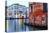 Canal Grande, a View near the Accademia Bridge.-Stefano Amantini-Stretched Canvas