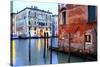 Canal Grande, a View near the Accademia Bridge.-Stefano Amantini-Stretched Canvas