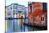 Canal Grande, a View near the Accademia Bridge.-Stefano Amantini-Stretched Canvas