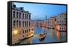 Canal Grande (Grand Canal), Venice, UNESCO World Heritage Site, Veneto, Italy, Europe-Hans-Peter Merten-Framed Stretched Canvas