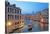 Canal Grande (Grand Canal), Venice, UNESCO World Heritage Site, Veneto, Italy, Europe-Hans-Peter Merten-Stretched Canvas