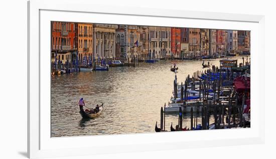 Canal Grande (Grand Canal), Venice, UNESCO World Heritage Site, Veneto, Italy, Europe-Hans-Peter Merten-Framed Photographic Print