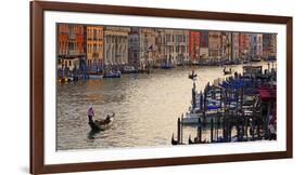 Canal Grande (Grand Canal), Venice, UNESCO World Heritage Site, Veneto, Italy, Europe-Hans-Peter Merten-Framed Photographic Print