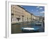 Canal Grande, Trieste, Friuli-Venezia Giulia, Italy, Europe-Lawrence Graham-Framed Photographic Print