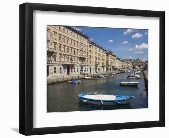Canal Grande, Trieste, Friuli-Venezia Giulia, Italy, Europe-Lawrence Graham-Framed Photographic Print